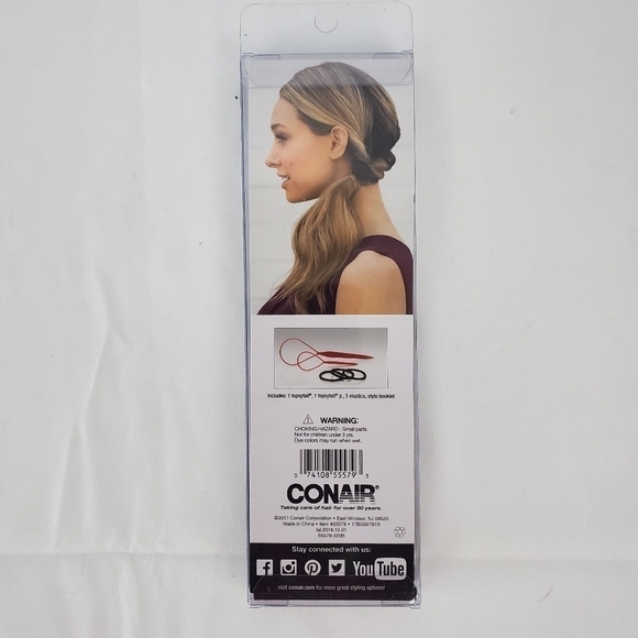 Conair Topsytail Topsytail, 5 Pieces 1.6 oz New In Box - Picture 4 of 6
